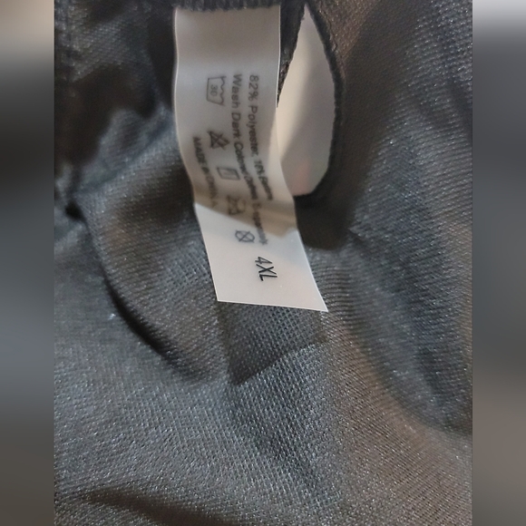 Floral Black Bikini Top Chemise with Pink Accents - Picture 3 of 3